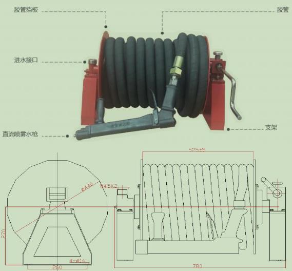 成都威斯特電動消防軟管卷盤 成都威斯特電動消防軟管卷盤