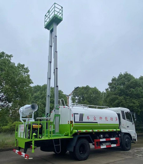 東風(fēng)天錦10方灑水車帶鋁合金升降平臺 東風(fēng)天錦10方灑水車帶鋁合金升降平臺